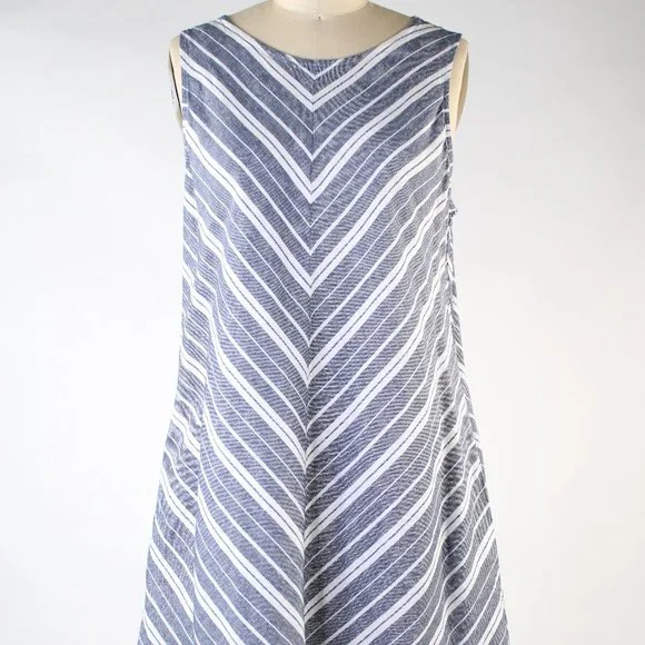 midi linen slip dress Chintz Slip Dress – Peruvian Connection main image 0